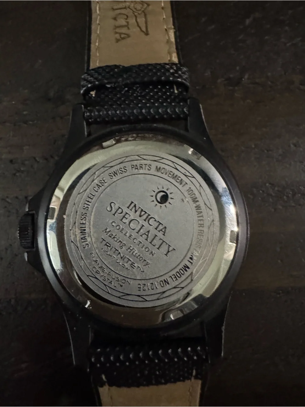 Invicta Specialty Collection Men's Watch Model 12125 Leather Strap 45mm 100m